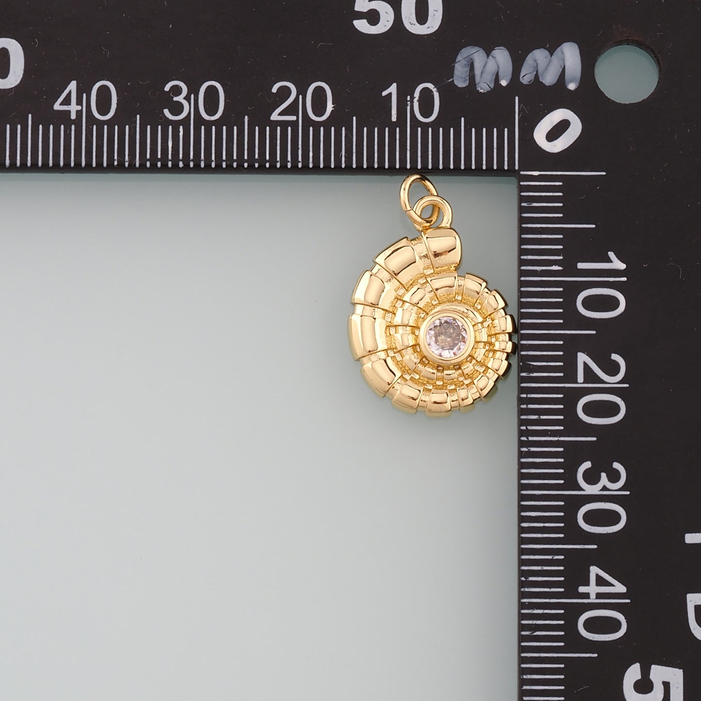 Gold Shell Charms,18K Gold Filled Conch Pendant,Conch Shell Charm Bracelet Necklace for DIY Jewelry Making Supply