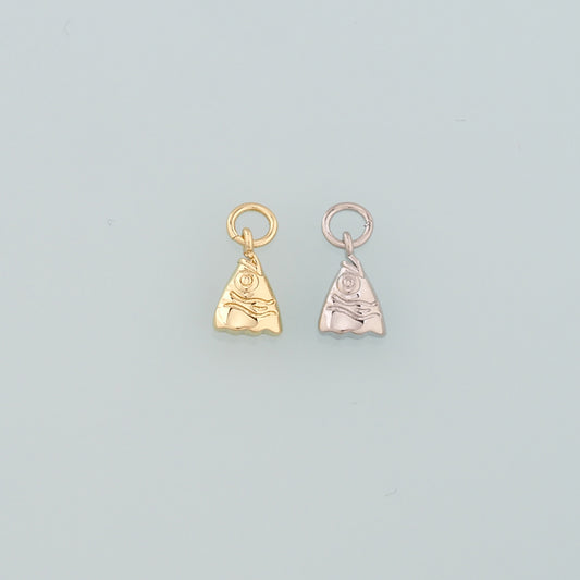 Gold Fish Charms,18K Gold Filled Fish Head Pendant,Dainty Fish Charm Bracelet Necklace for DIY Jewelry Making Supply