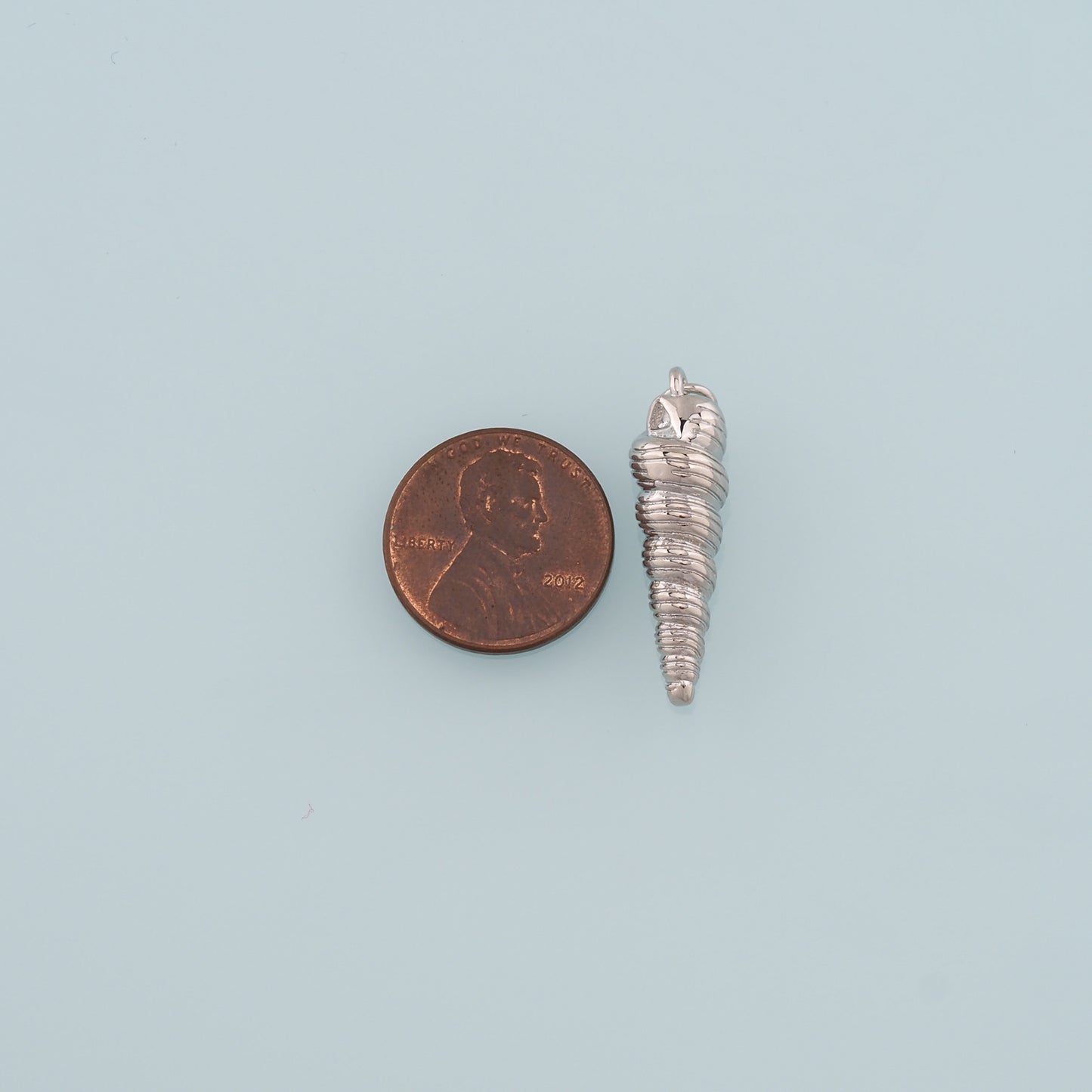 Gold Conch Charms,18K Gold Filled Conch Pendant,Conch Shell Charm Bracelet Necklace for DIY Jewelry Making Supply