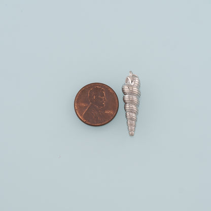 Gold Conch Charms,18K Gold Filled Conch Pendant,Conch Shell Charm Bracelet Necklace for DIY Jewelry Making Supply