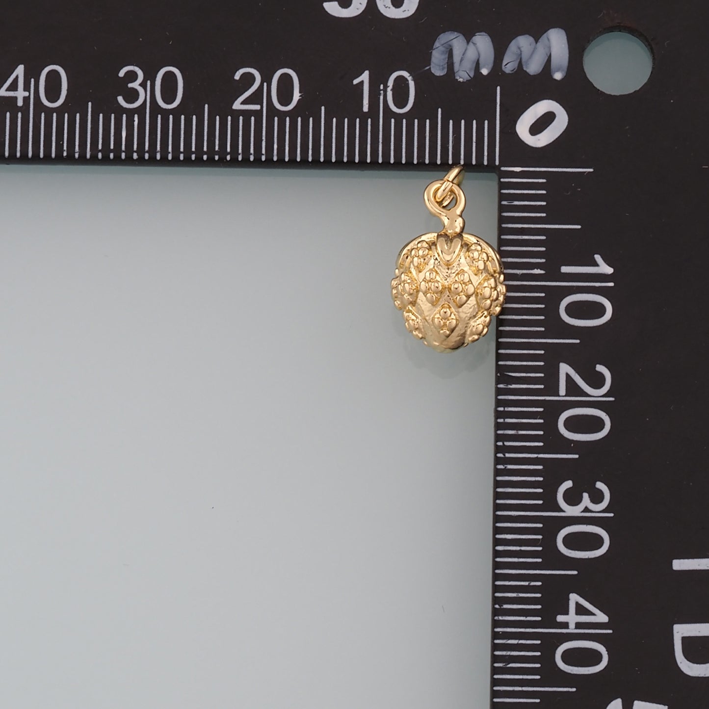 Gold Strawberry Charms,18K Gold Filled Strawberry Pendant,Fruit Charm Bracelet Necklace for DIY Jewelry Making Supply
