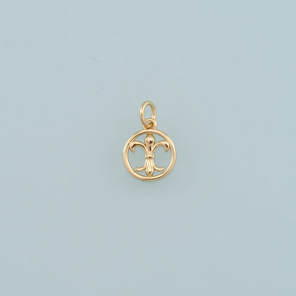 18K Gold Filled Geometry Pendant,Geometry Charm Bracelet Necklace for DIY Jewelry Making Supply