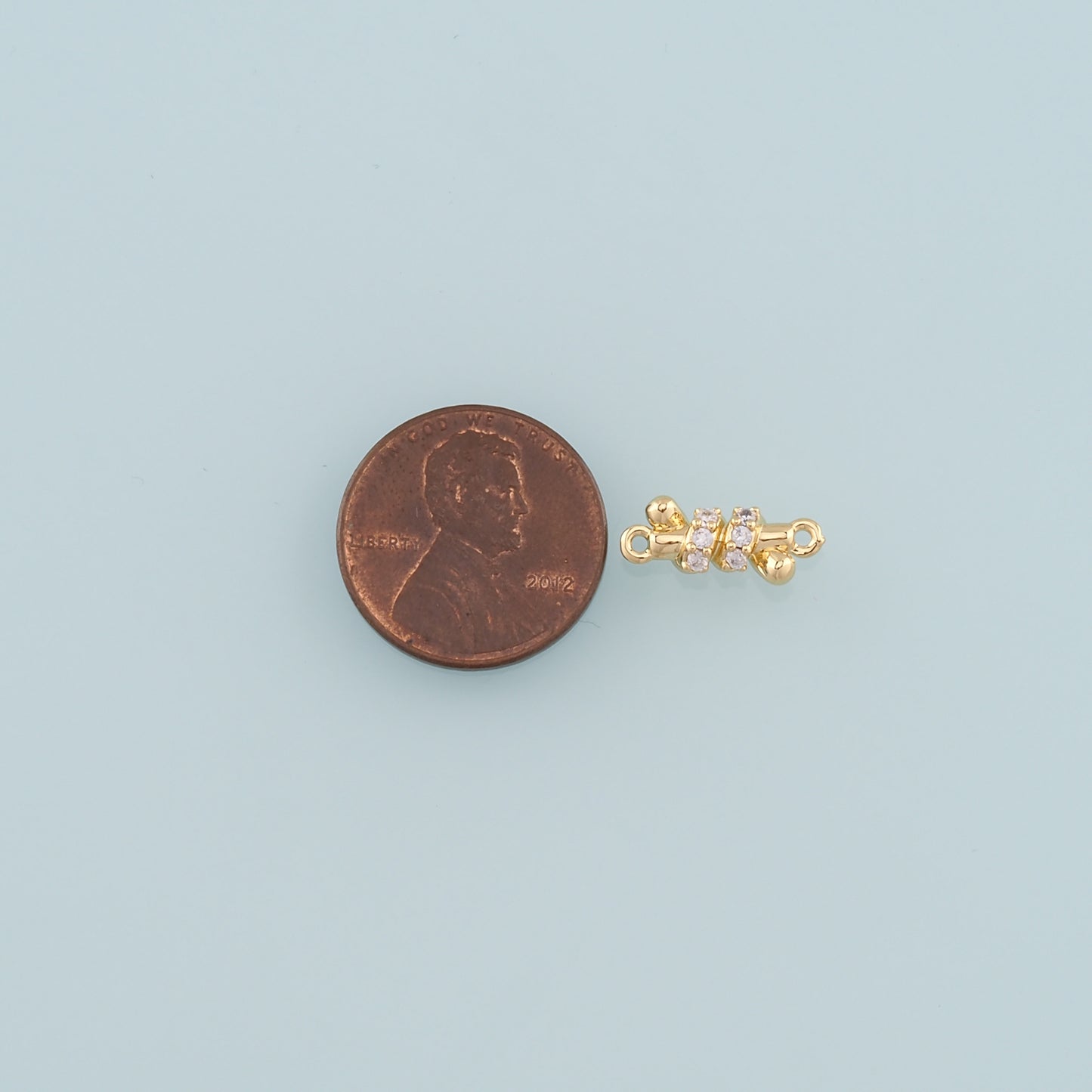 Gold Connector Charm,18K Gold Filled Geometry Pendant,CZ Micro Pave geometry Charm Bracelet Necklace for DIY Jewelry Making Supply