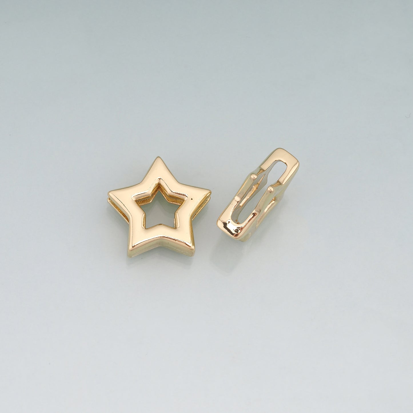 18K Gold Filled Star Beads,Celestial Star Spacer Beads Bracelet Necklace for DIY Jewelry Making Supply