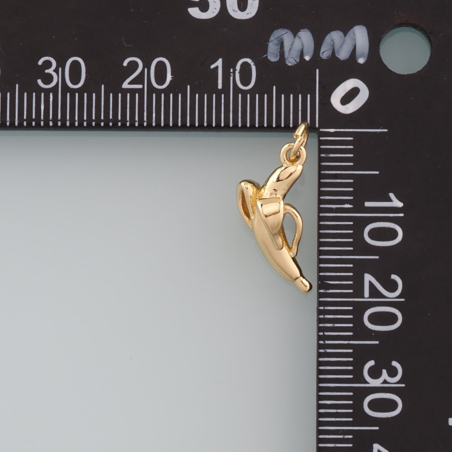 Gold Banana Charms,18K Gold Filled Banana Pendant,Fruit Charm Bracelet Necklace for DIY Jewelry Making Supply