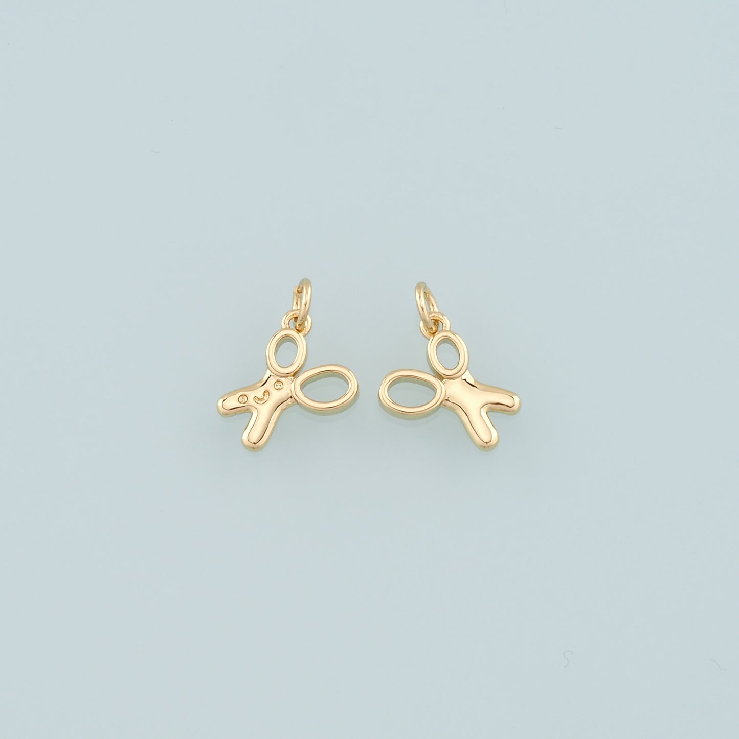 18K Gold Filled Scissors Pendant,Dainty Barber Charm Bracelet Necklace for DIY Jewelry Making Supply
