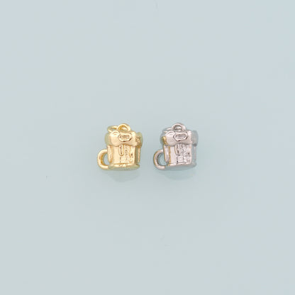 Gold Cup Charms,18K Gold Filled Cup Pendant,Cup Charm Bracelet Necklace for DIY Jewelry Making Supply