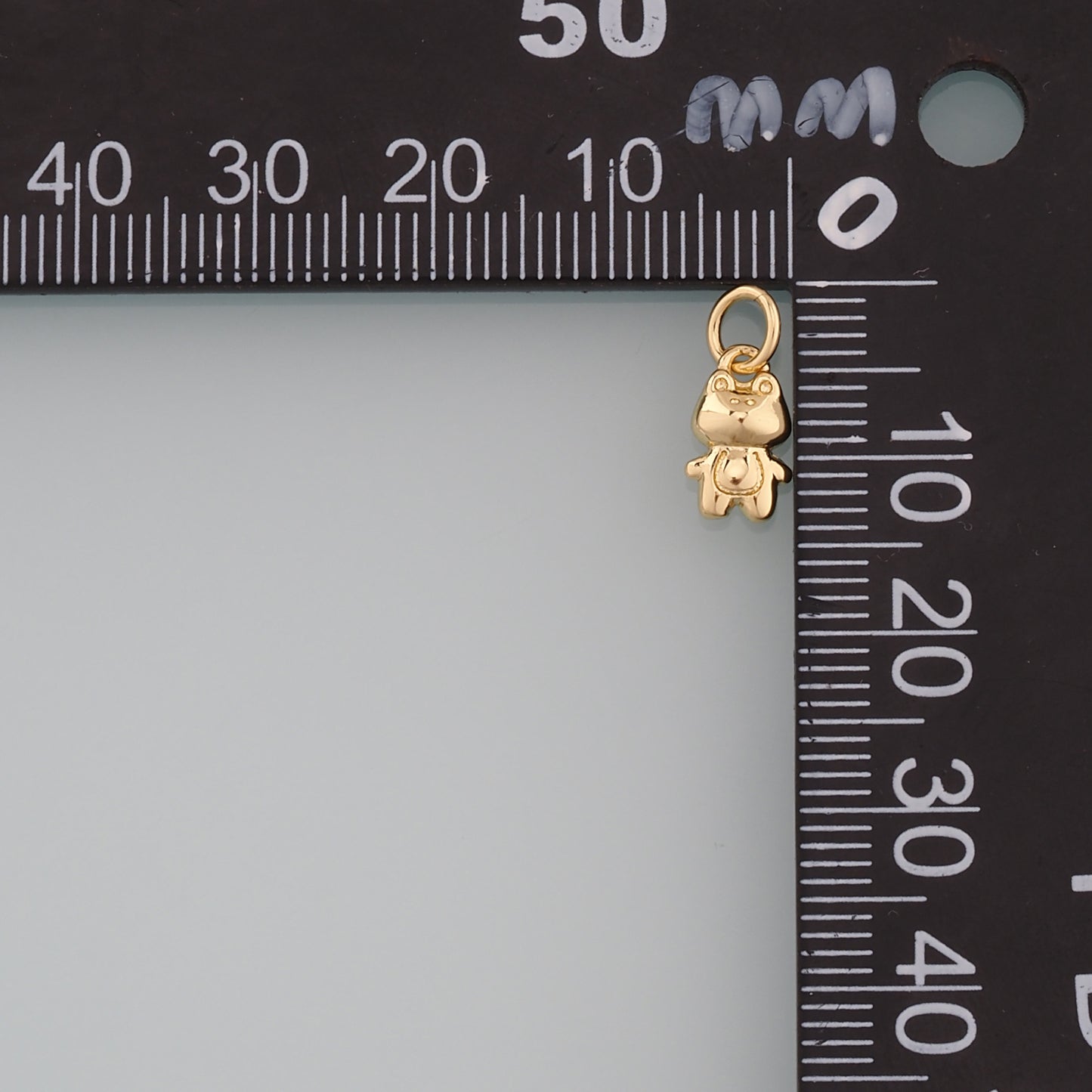 Gold Animal Charms,18K Gold Filled Frog Pendant,Frog Charm Bracelet Necklace for DIY Jewelry Making Supply