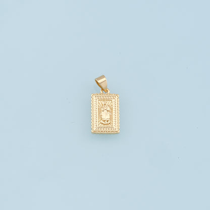 Gold Virgin Mary Charms,18K Gold Filled Virgin Mary Pendant,Virgin Mary Charm Bracelet Necklace for DIY Jewelry Making Supply