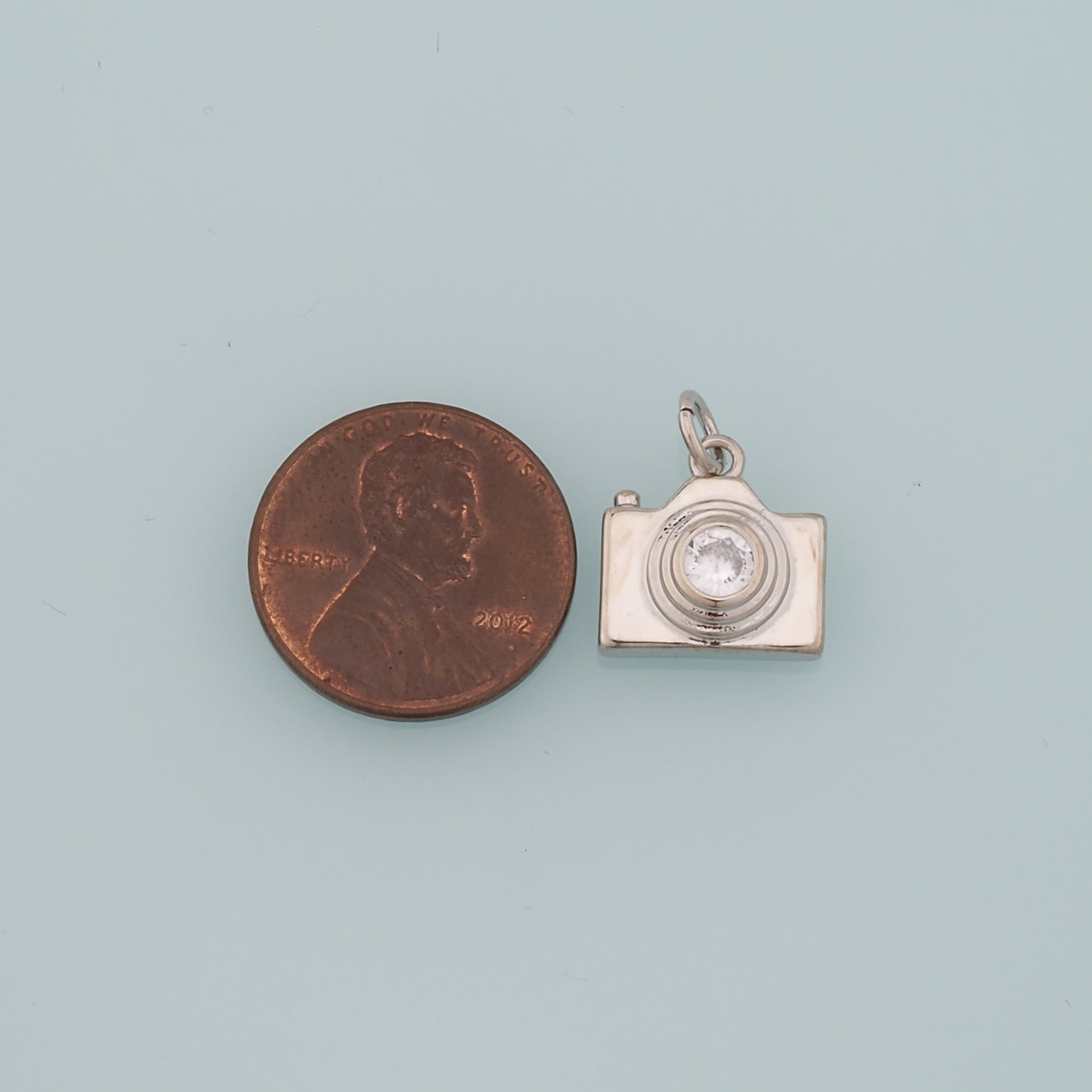 Gold Camera Charms,18K Gold Filled Camera Pendant,Camera Charm Bracelet Necklace for DIY Jewelry Making Supply