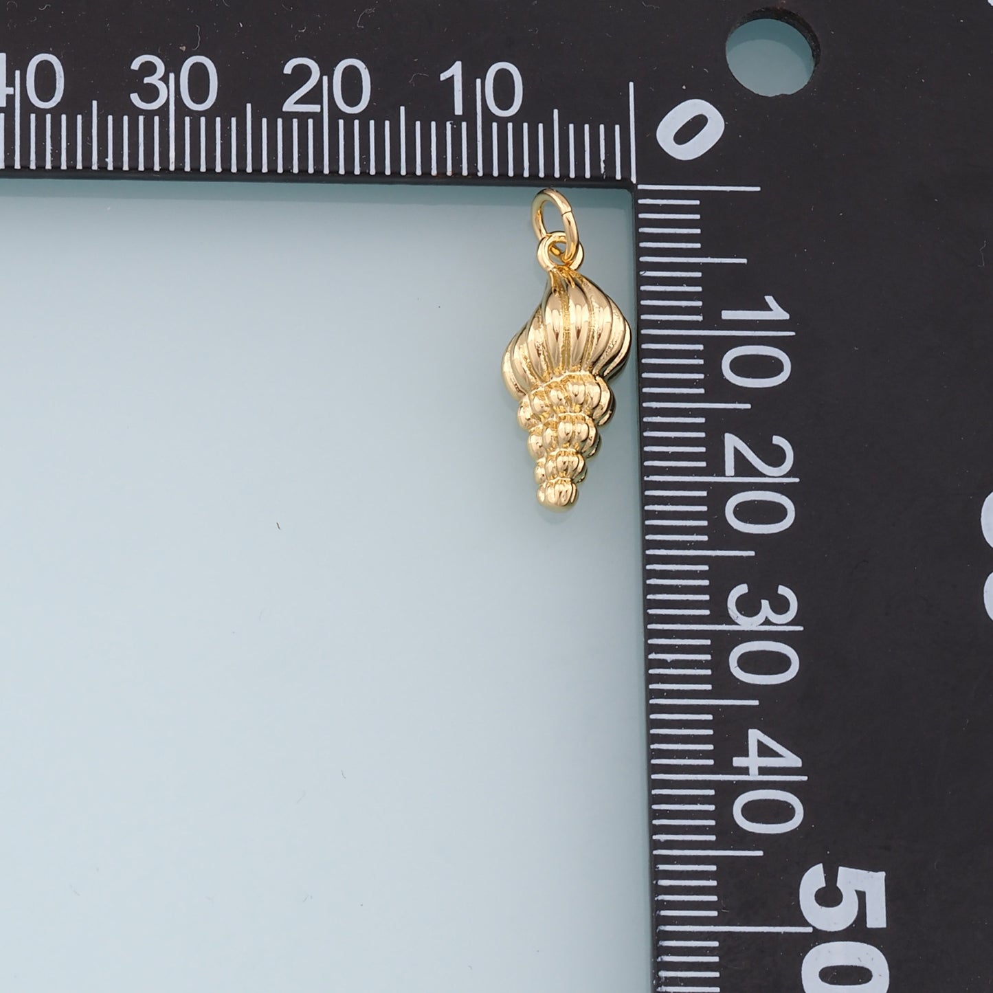 Gold Conch Charms,18K Gold Filled Conch Shell Pendant,Silver Conch Shell Charm Bracelet Necklace for DIY Jewelry Making Supply