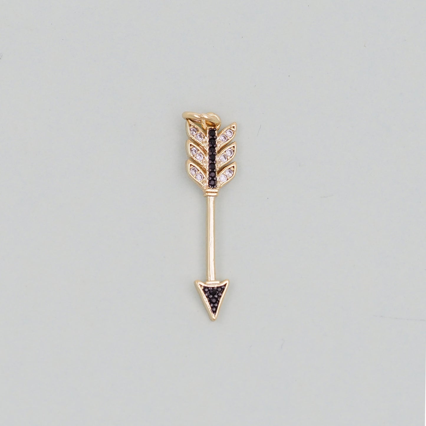 Gold Arrow Charms,18K Gold Filled Arrow Pendant,Arrow Charm Bracelet Necklace for DIY Jewelry Making Supply