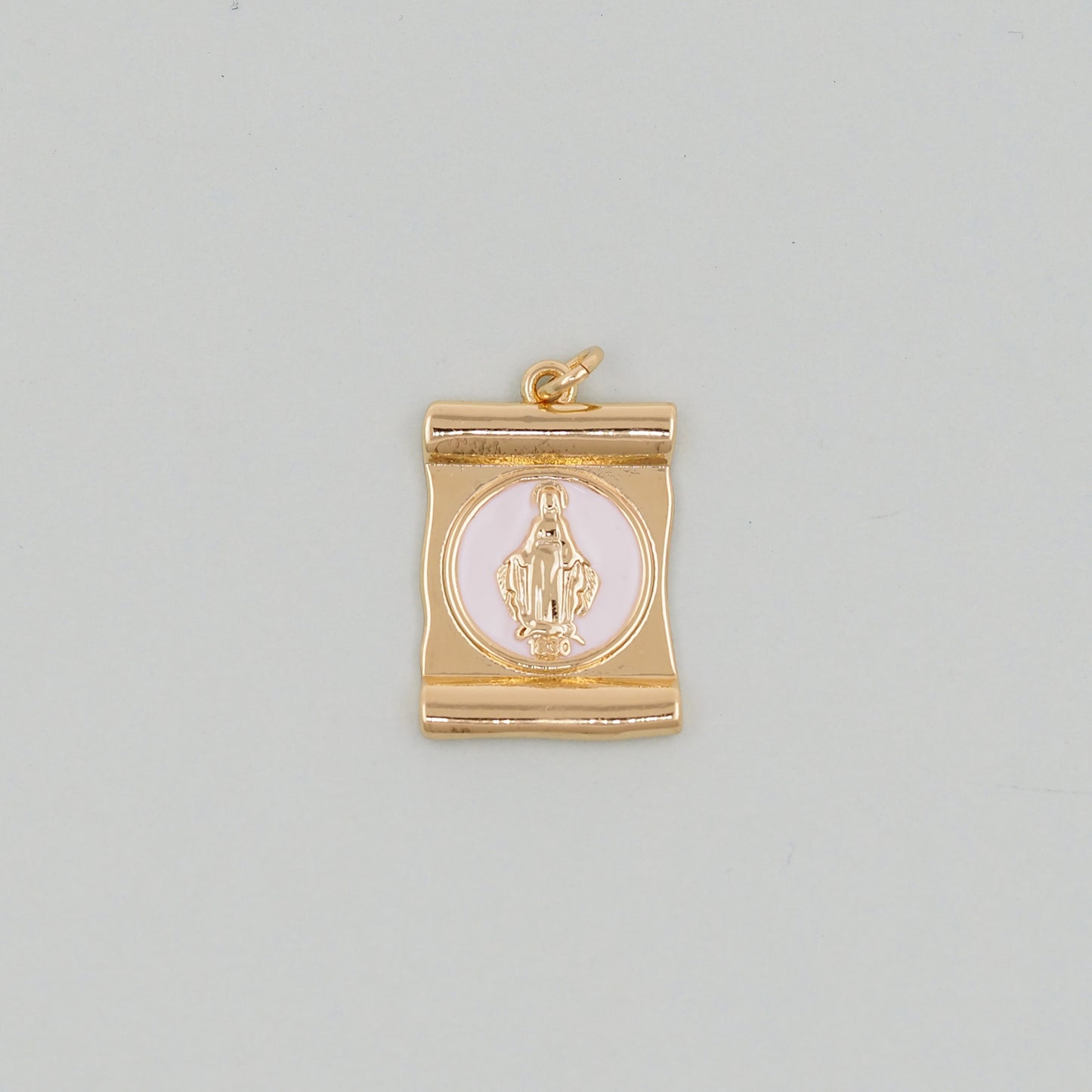 Gold virgin mary Charms,18K Gold Filled virgin mary Pendant,virgin mary Charm Bracelet Necklace for DIY Jewelry Making Supply