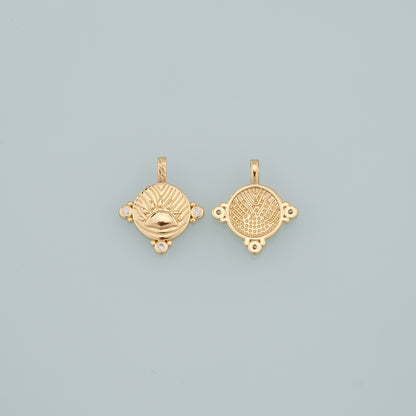 Gold Paw Charms,18K Gold Filled Cat Paw Pendant,CZ Micro Pave Dog Paw Charm Bracelet Necklace for DIY Jewelry Making Supply
