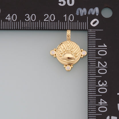 Gold Paw Charms,18K Gold Filled Cat Paw Pendant,CZ Micro Pave Dog Paw Charm Bracelet Necklace for DIY Jewelry Making Supply