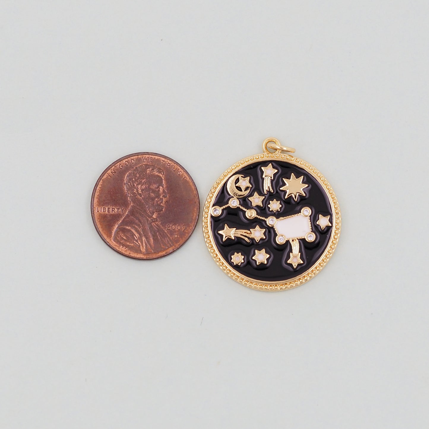 Gold Sun Charms,18K Gold Filled Star  Pendant,Celestial Charm Bracelet Necklace for DIY Jewelry Making Supply