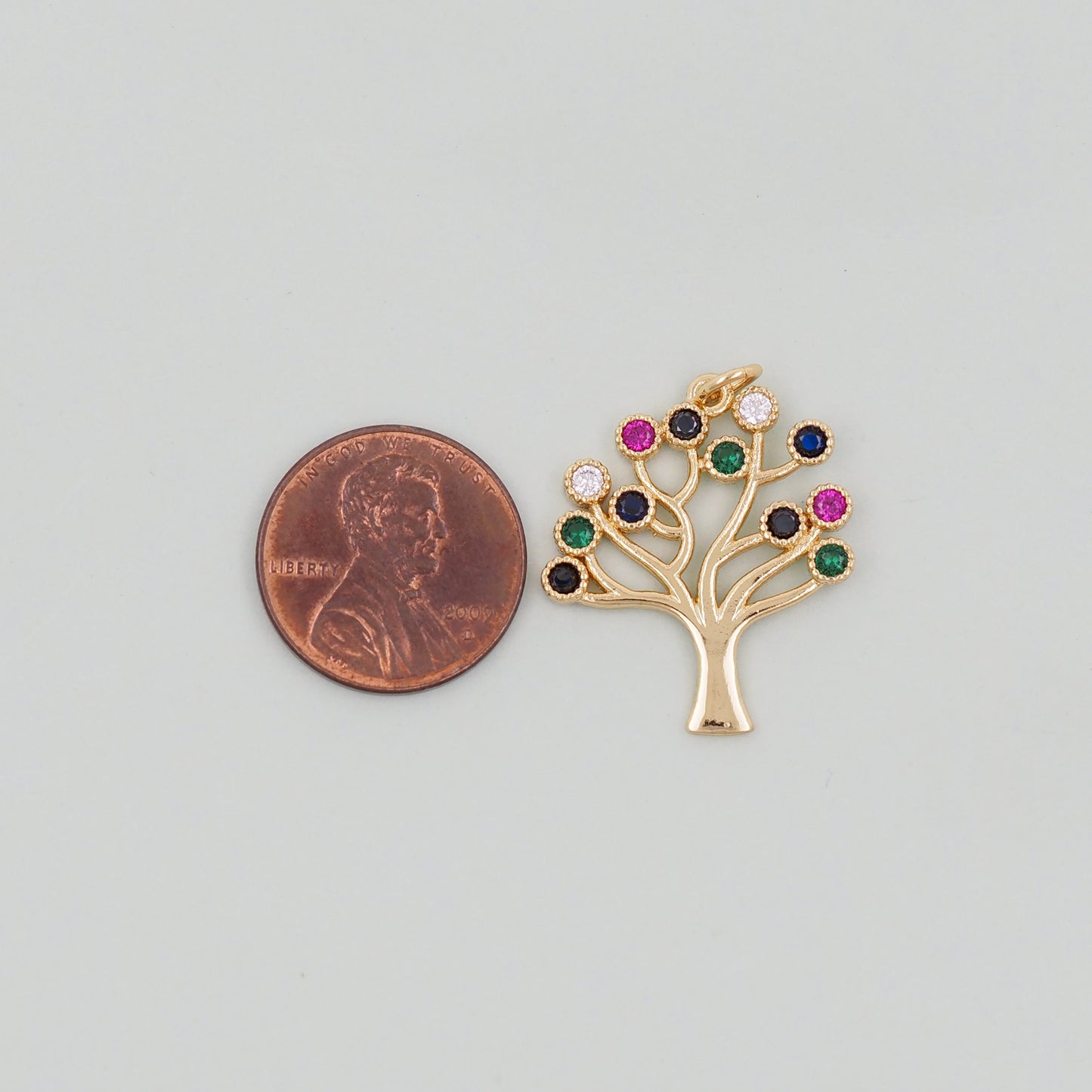 Gold tree of Life Charms,18K Gold Filled tree of Life Pendant,Silver tree of Life Charm Bracelet Necklace for DIY Jewelry Making Supply