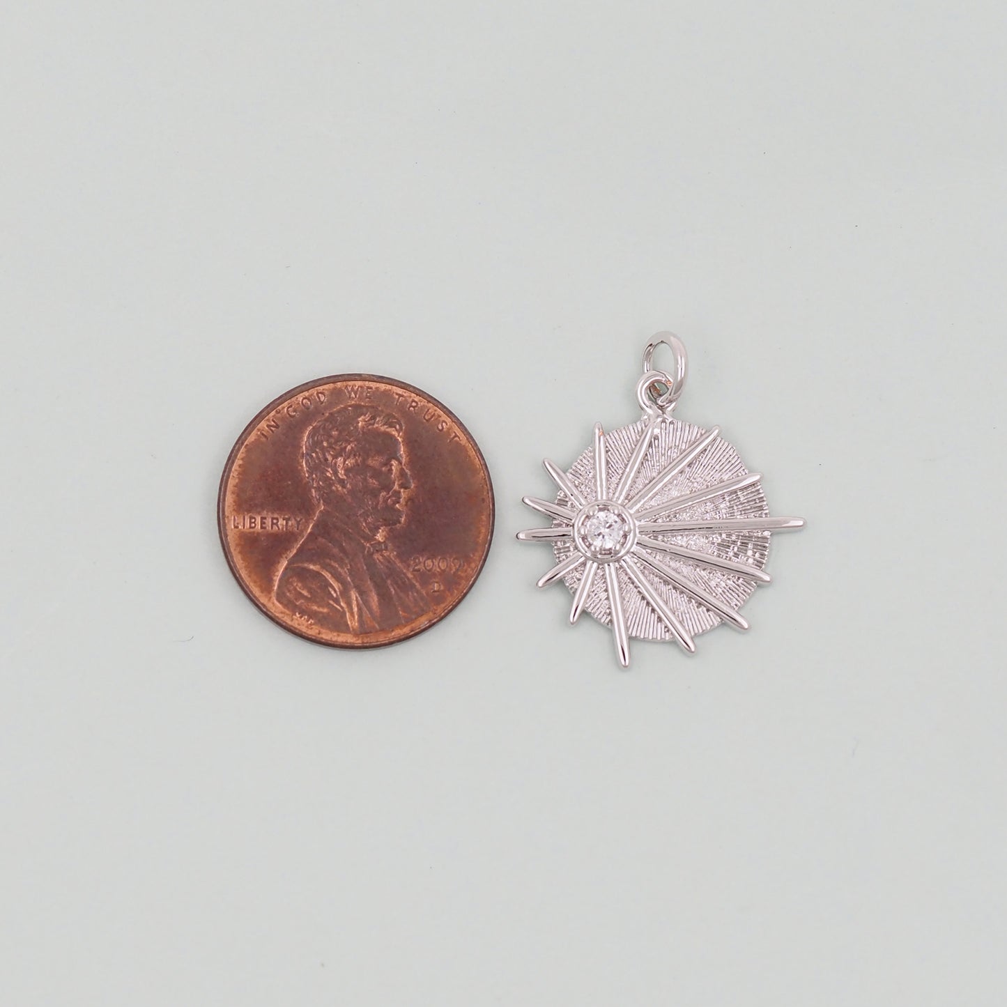 Gold Sun Charms,18K Gold Filled Sun Pendant,Celestial Charm Bracelet Necklace for DIY Jewelry Making Supply