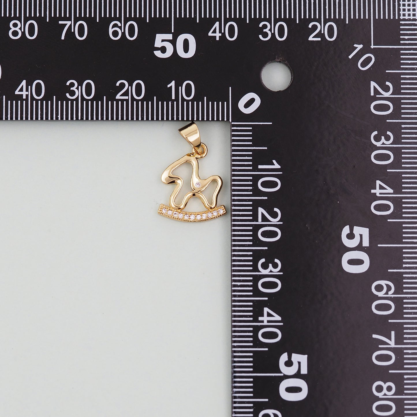 Gold Trojan horse Charms,18K Gold Filled Trojan horse Pendant,Trojan horse Charm Bracelet Necklace for DIY Jewelry Making Supply