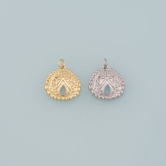 Gold Starfish Charms,18K Gold Filled Sea star Pendant,Starfish Charm Bracelet Necklace for DIY Jewelry Making Supply