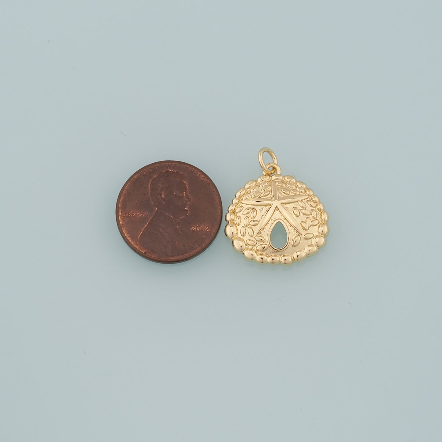 Gold Starfish Charms,18K Gold Filled Sea star Pendant,Starfish Charm Bracelet Necklace for DIY Jewelry Making Supply