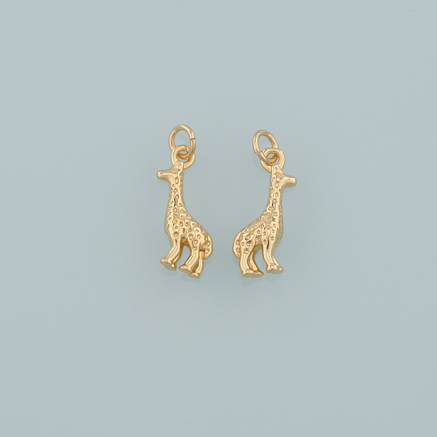 Gold Animal Charms,18K Gold Filled Giraffe Pendant,Dainty Giraffe Charm Bracelet Necklace for DIY Jewelry Making Supply