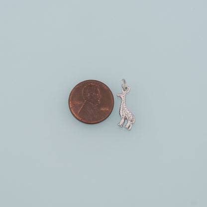Gold Animal Charms,18K Gold Filled Giraffe Pendant,Dainty Giraffe Charm Bracelet Necklace for DIY Jewelry Making Supply
