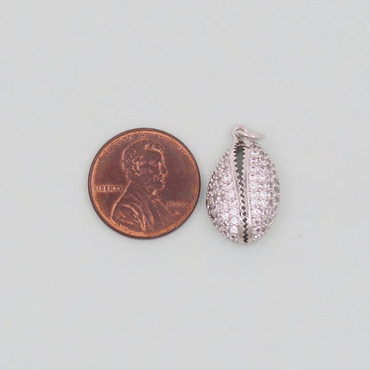Gold Shell Charms,18K Gold Filled Conch Shell Pendant,Conch Shell Charm Bracelet Necklace for DIY Jewelry Making Supply