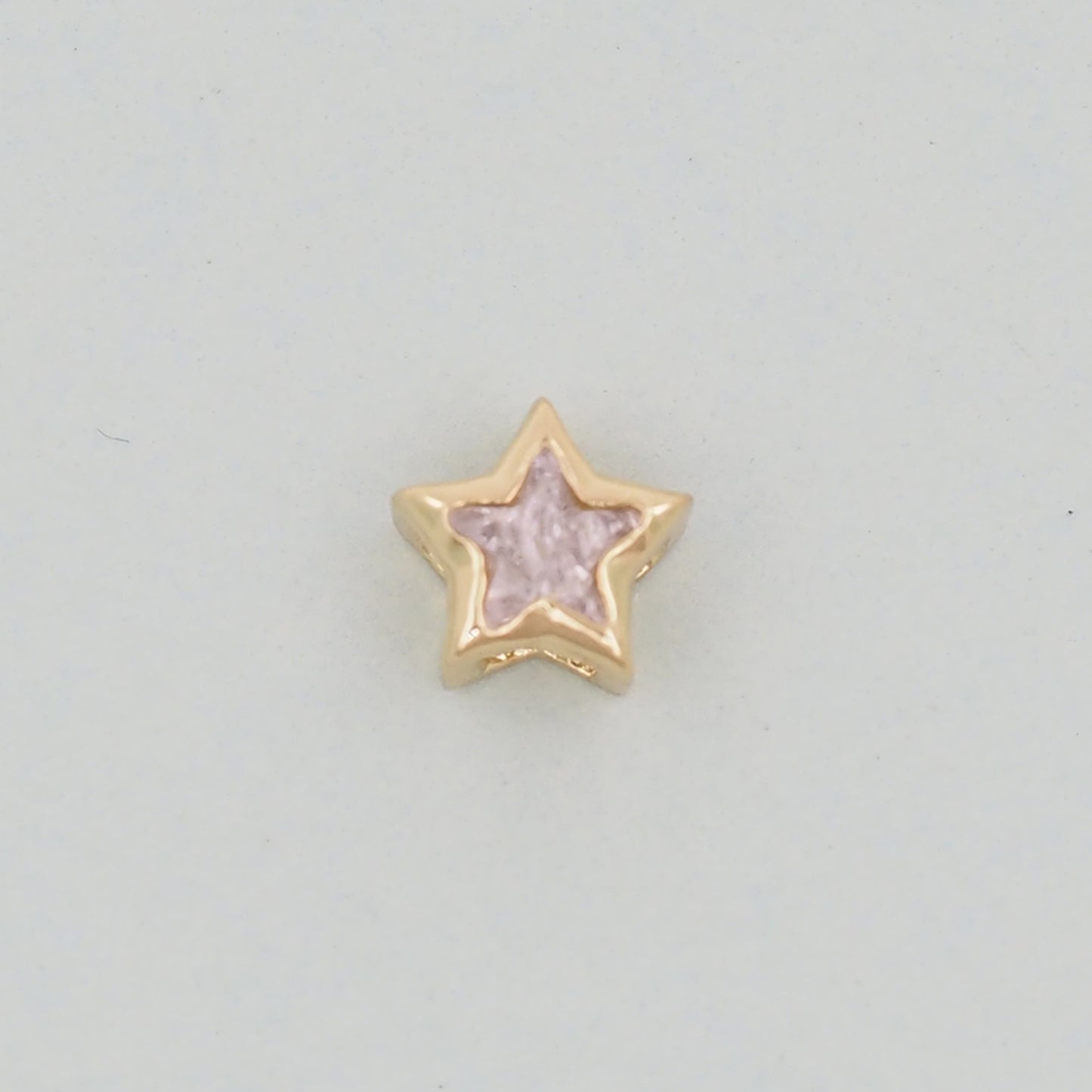 Gold Star spacer Beads Charms,18K Gold Filled Star Bracelet Necklace for DIY Jewelry Making Supply