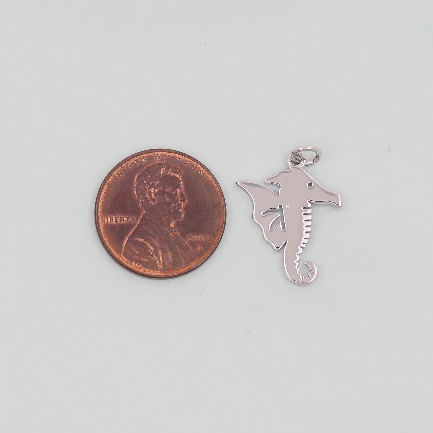 Gold seahorse Charms,18K Gold Filled seahorse Pendant,seahorse Charm Bracelet Necklace for DIY Jewelry Making Supply
