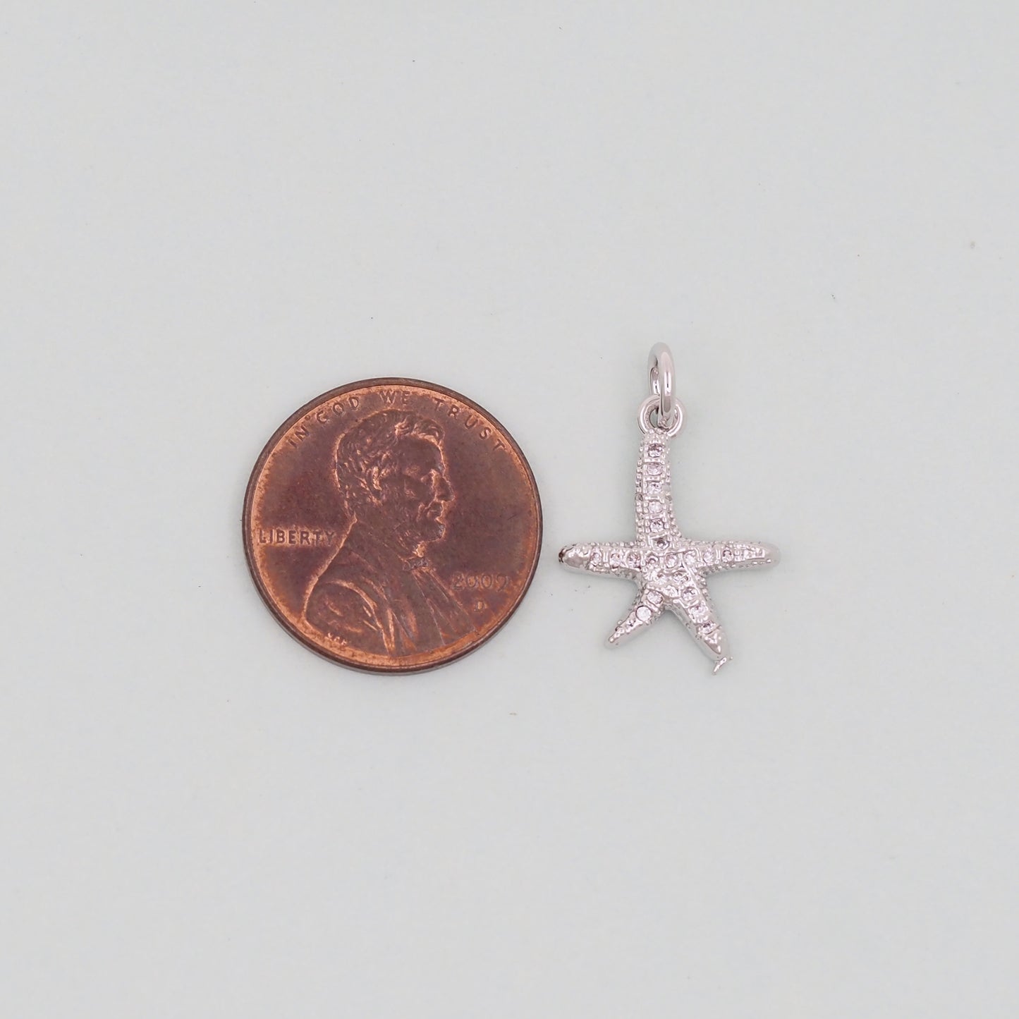 Gold Starfish Charms,18K Gold Filled Sea star Pendant,Starfish Charm Bracelet Necklace for DIY Jewelry Making Supply