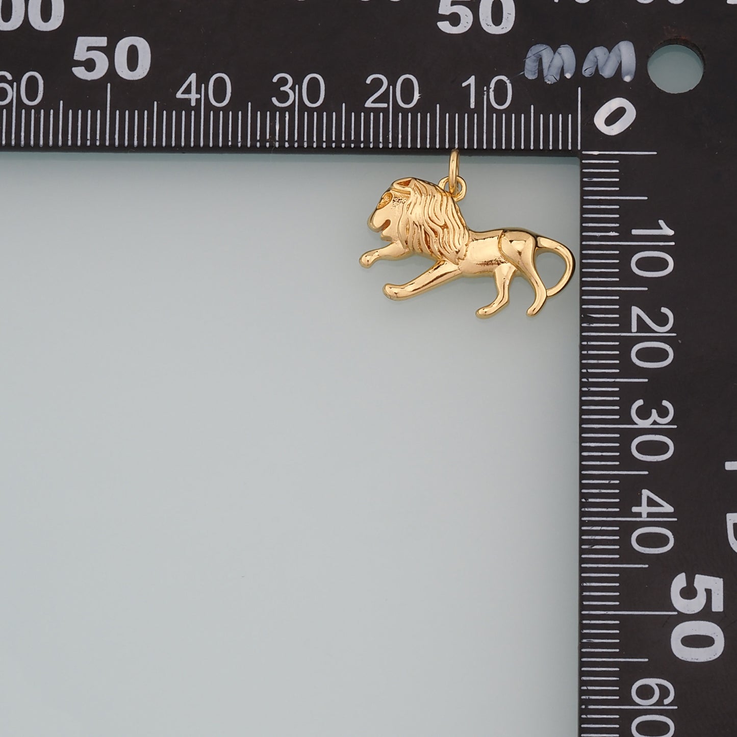 Gold Animal Charms,18K Gold Filled Lion Pendant,Dainy Lion Charm Bracelet Necklace for DIY Jewelry Making Supply