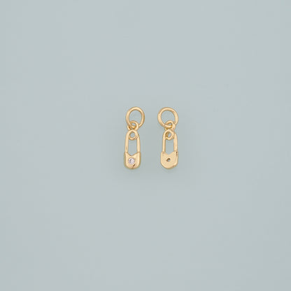 Gold Key Lock Charms,18K Gold Filled Lock Pendant,Lock Charm Bracelet Necklace for DIY Jewelry Making Supply