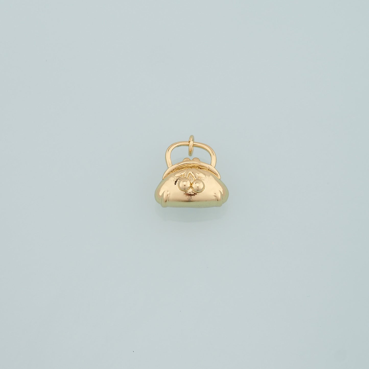 Gold Bag Charms,18K Gold Filled Handbag Pendant,Handbag Charm Bracelet Necklace for DIY Jewelry Making Supply