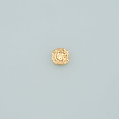 Gold Sun Spacer Beads Charms,18K Gold Filled Sun Bracelet Necklace for DIY Jewelry Making Supply