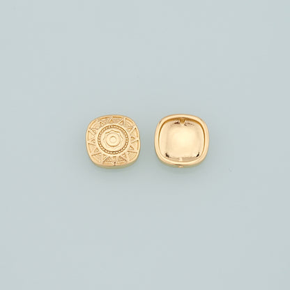 Gold Sun Spacer Beads Charms,18K Gold Filled Sun Bracelet Necklace for DIY Jewelry Making Supply