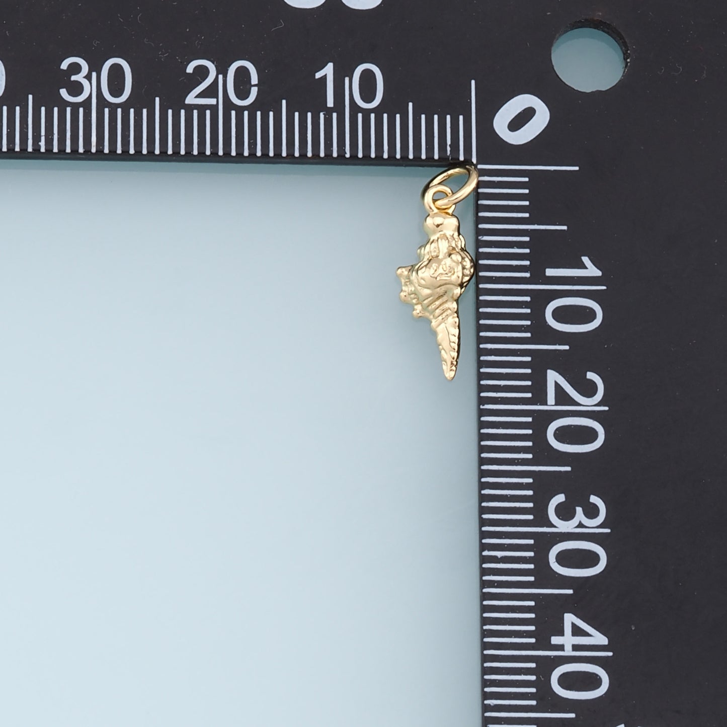 Gold Conch Charms,18K Gold Filled Conch Shell Pendant,Silver Conch Shell Charm Bracelet Necklace for DIY Jewelry Making Supply