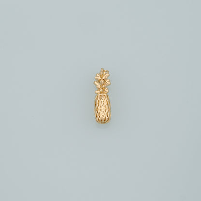 Gold Pineapple Charms,18K Gold Filled Pineapple Pendant,Fruit Charm Bracelet Necklace for DIY Jewelry Making Supply