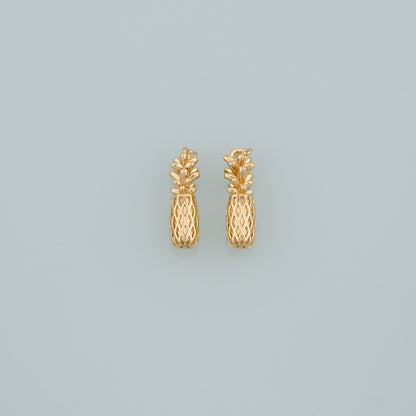 Gold Pineapple Charms,18K Gold Filled Pineapple Pendant,Fruit Charm Bracelet Necklace for DIY Jewelry Making Supply