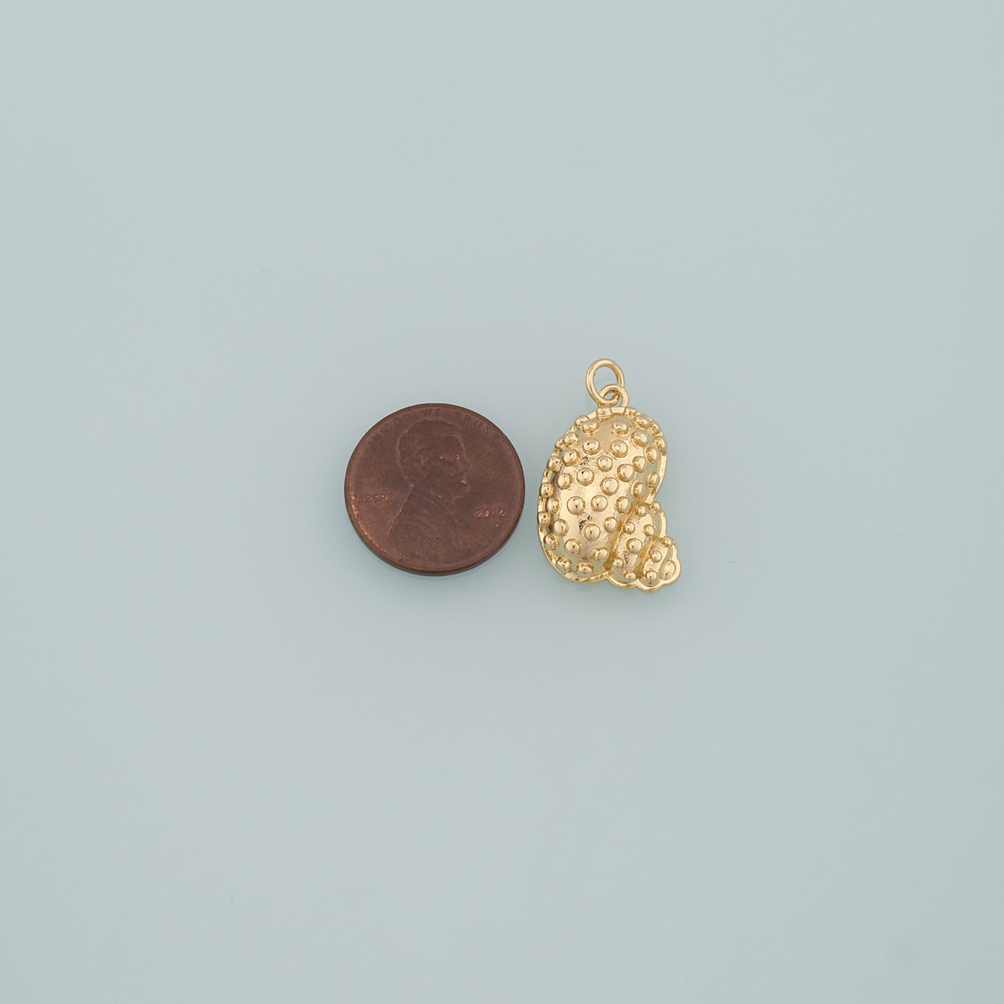 Gold Conch Charms,18K Gold Filled Shell Pendant,Conch Shell Charm Bracelet Necklace for DIY Jewelry Making Supply