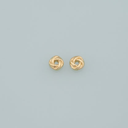 Gold Twist Knot Bead,18K Gold Filled Geometry spacer beads Bracelet Necklace for DIY Jewelry Making Supply