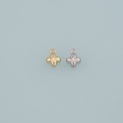 Gold Religion Charms,18K Gold Filled Cross Pendant,Cross Charm Bracelet Necklace for DIY Jewelry Making Supply