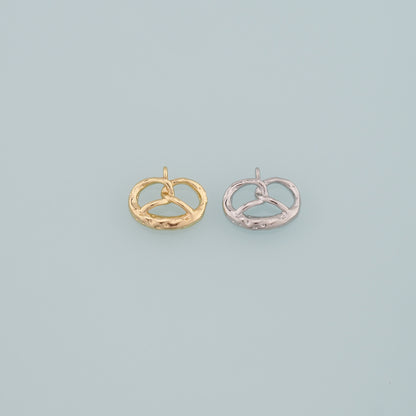 Gold Food Charms,18K Gold Filled Bread Pendant,Bread Charm Bracelet Necklace for DIY Jewelry Making Supply