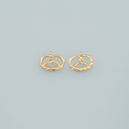 Gold Food Charms,18K Gold Filled Bread Pendant,Bread Charm Bracelet Necklace for DIY Jewelry Making Supply