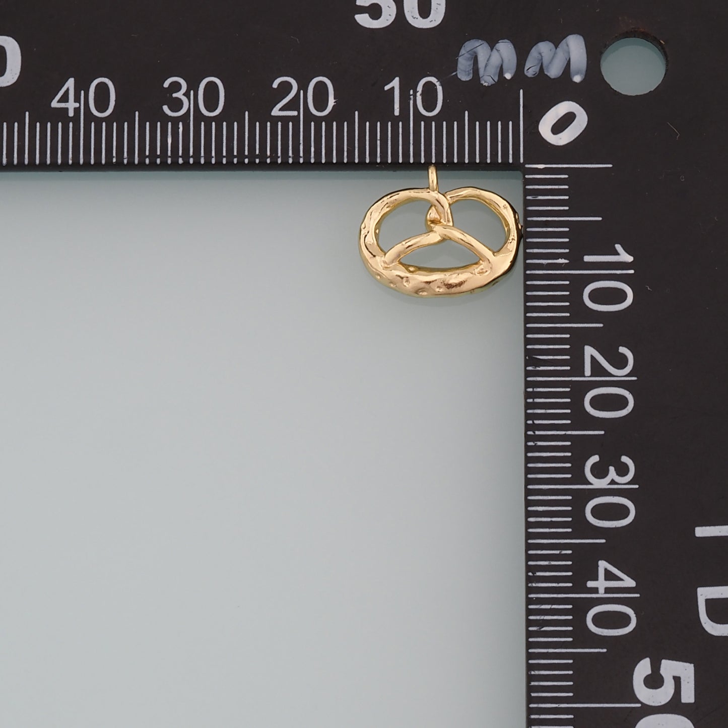 Gold Food Charms,18K Gold Filled Bread Pendant,Bread Charm Bracelet Necklace for DIY Jewelry Making Supply
