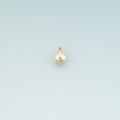18K Gold Filled Droplet Pendant,Exquisite Charm Bracelet Necklace for DIY Jewelry Making Supply