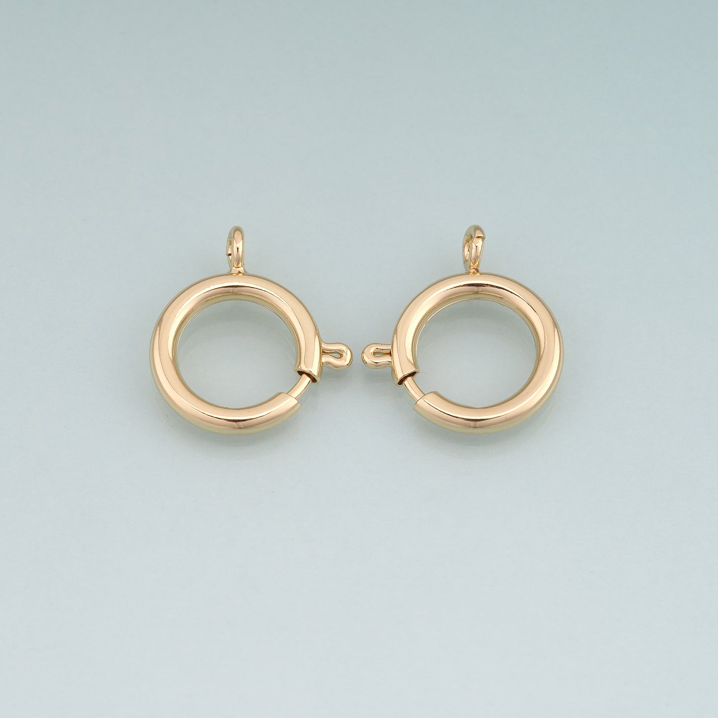 18K Gold Filled Round Connector Ring,Round Connector Bracelet Necklace for DIY Jewelry Making Supply