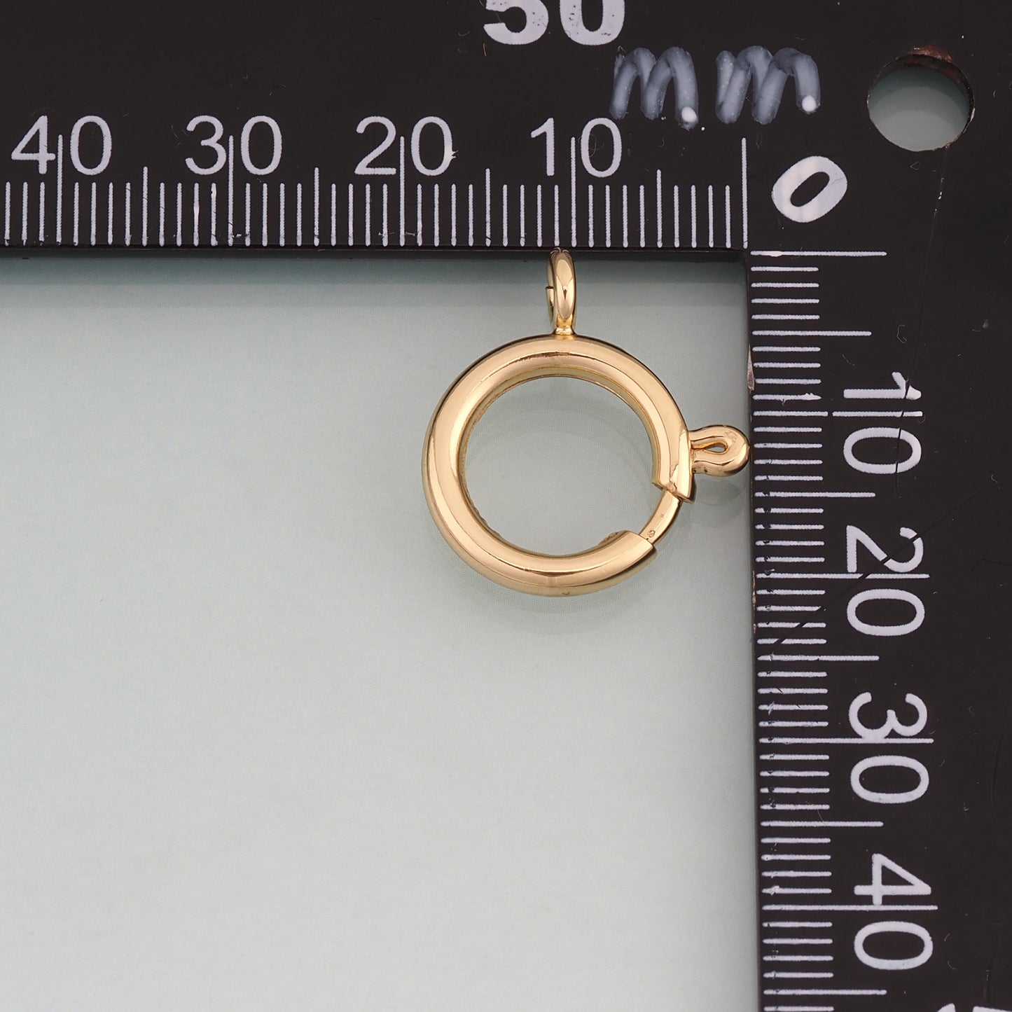 18K Gold Filled Round Connector Ring,Round Connector Bracelet Necklace for DIY Jewelry Making Supply