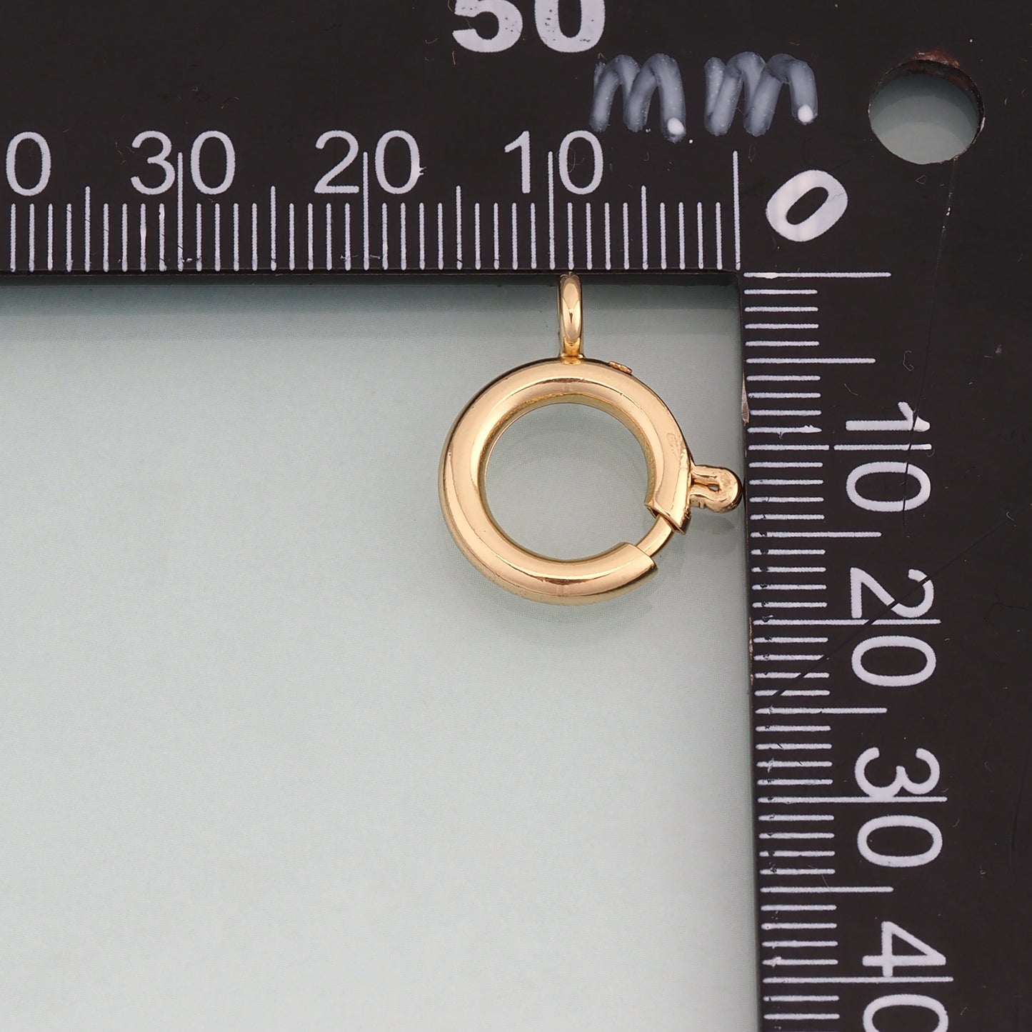18K Gold Filled Round Connector Ring,Round Connector Bracelet Necklace for DIY Jewelry Making Supply