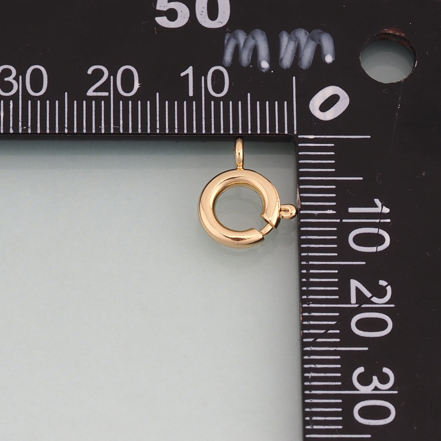 18K Gold Filled Round Connector Ring,Round Connector Bracelet Necklace for DIY Jewelry Making Supply